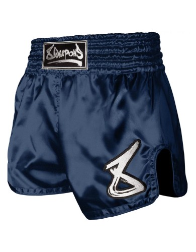 Short de boxe thaï 8 Weapons Strike bleu