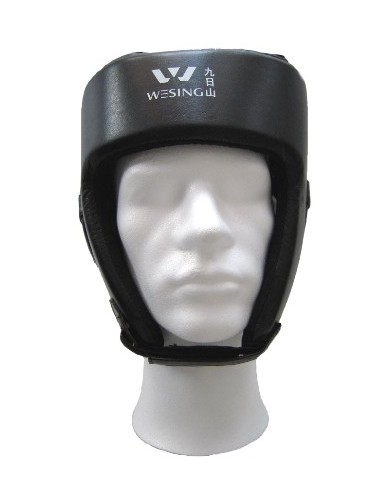 Casque de protection simili cuir