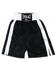 Short de boxe Everlast "Pro boxing trunks" noir/blanc