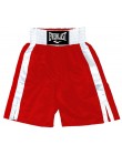 Short de boxe Everlast "Pro boxing trunks" rouge/blanc