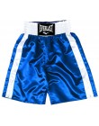 Short de boxe Everlast "Pro boxing trunks" bleu/blanc