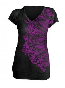 T-shirt Bad Boy "Scroll Banner" femme