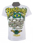 T-shirt Venum "BJJ Auriverde" Creative Line blanc