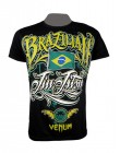 T-shirt Venum "BJJ Auriverde" Creative Line noir