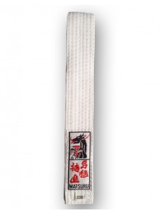 Ceinture piquée blanche Matsuru