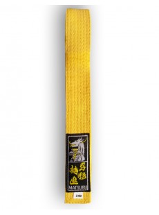 Ceinture piquée jaune