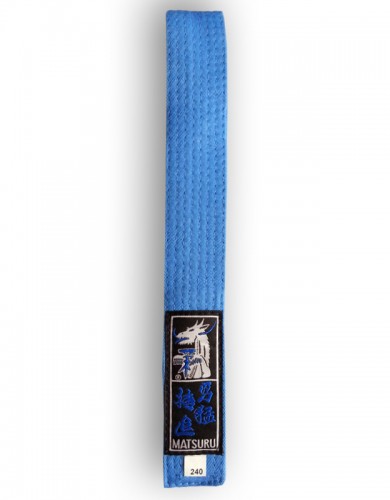 Ceinture piquée bleue