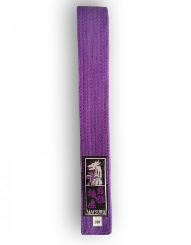 Ceinture piquée violette