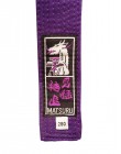 Ceinture piquée violette