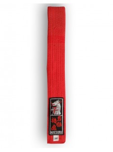 Ceinture piquée rouge