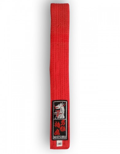 Ceinture piquée rouge