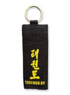 Porte-clés ceinture noire Taekwondo