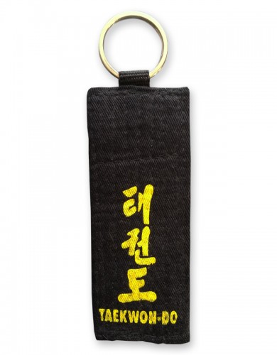 Porte-clés ceinture noire Taekwondo