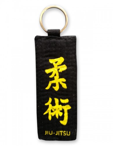 Porte-clés ceinture noire Jiu-jitsu