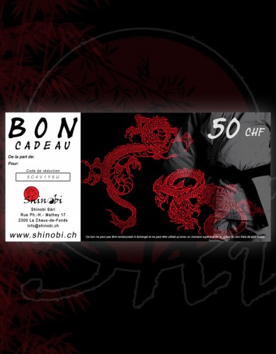 BON Cadeau d'une valeur de 50 CHF BON Cadeau d'une valeur de 50 CHF