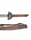 Epée traditionnelle 5 animaux à lame rigide
