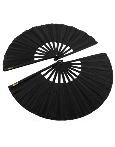 Double éventail bambou noir Double éventail bambou noir