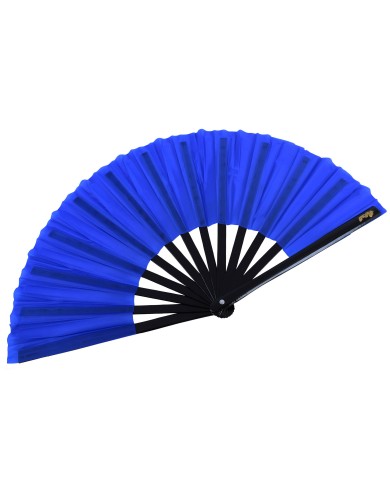 Eventail Tai Chi Couleur unie bleu foncé Eventail Tai Chi Couleur unie bleu foncé