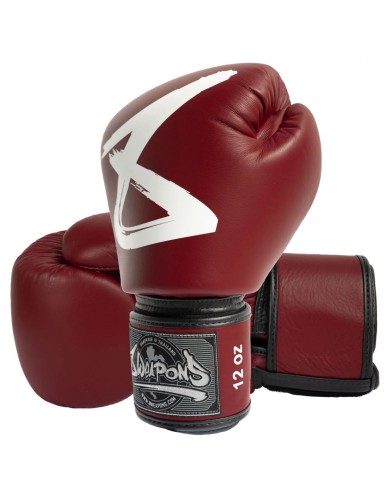 Gants de boxe 8 Weapons Big 8 Premium rouge bordeaux