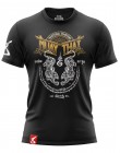 T-shirt Boxe thaï 8 Weapons Sak Yant Tigers noir