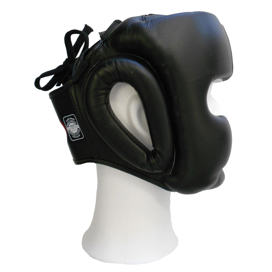 Casque de boxe intégral Twins noir