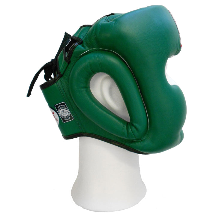 Casque de boxe intégral Twins vert