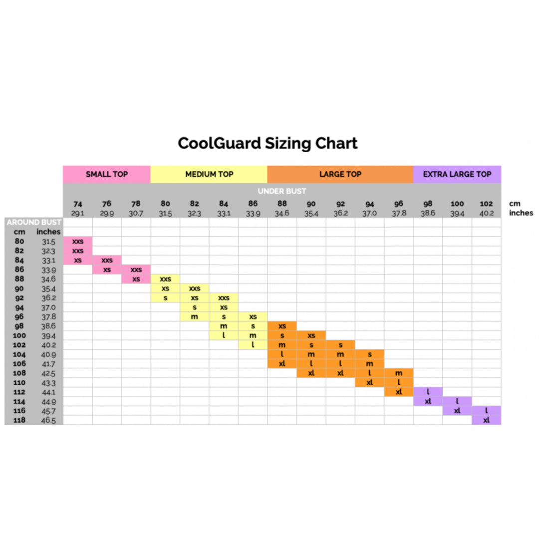 Coque pour brassière CoolGuard pour femme