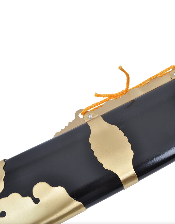 Sabre avec fourreau et lame rigide en acier inox