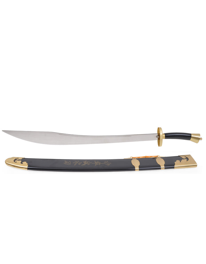 Sabre avec fourreau et lame rigide en acier inox