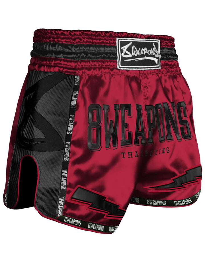 Short Muay thaï "Carbon Red Dawn"