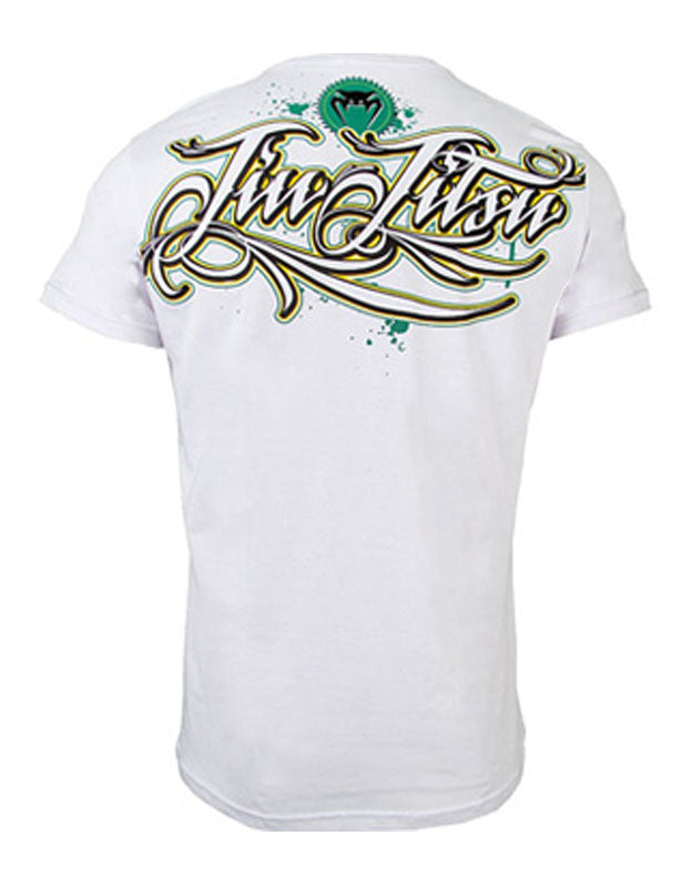 T-shirt Venum BJJ Auriverde Craetive Line Blanc