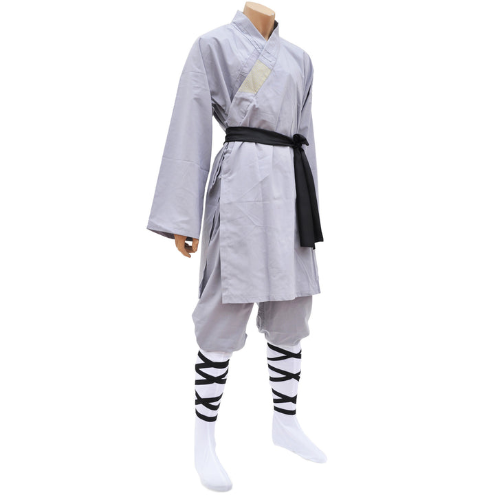 Tenue de Shaolin grise en coton léger