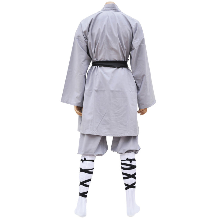 Tenue de Shaolin grise en coton léger